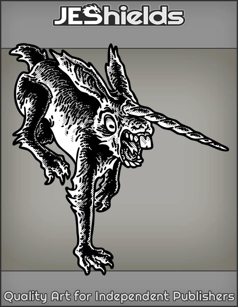 Amiraj Rabbit with Horn by Jeshields