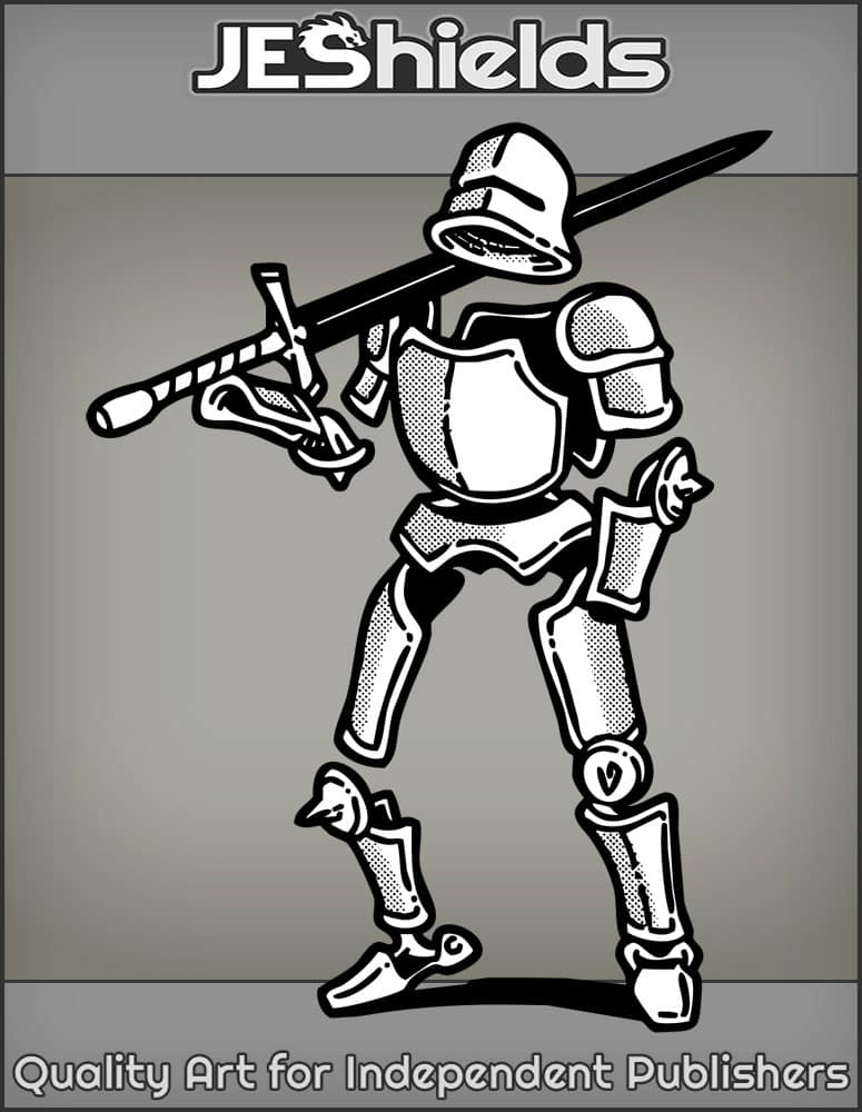 Animated Armor with Blade by Jeshields