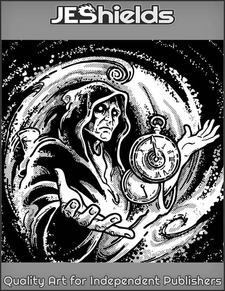 Mage Controls Time Energy by Jeshields