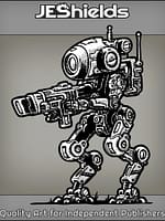 Robot Assault Droid with Rifle by Jeshields