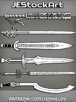 Assorted Fantasy Swords by Jeshields