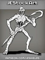 Bone Devil With Hook Weapon But No Wings Nor Stinger by Jeshields