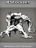 Dungeon Crawler Humanoid Bog Monster by Jeshields