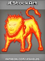 Fire Lion by Jeshields