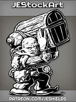 Sweaty Goblin Hireling Carrying Massive Amounts Of Loot by Jeshields