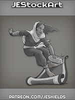 Thief on Flying Carpet by Jeshields