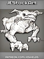 Wrinkled Goblin Pug Beast by Jeshields