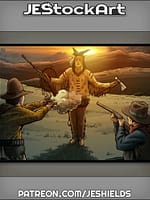 Cowboys Shooting At Indian With Ghost Shirt by Jeshields