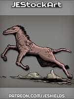 Cowboy Bandit Missing From Natural Alien Horse by Jeshields