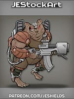 Mercenary Space Hamster by Jeshields
