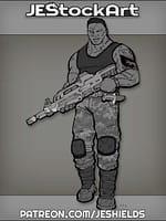 Nirka Militant With Rifle by Jeshields