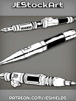 Three Technical Pens by Jeshields