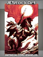 Sketchy Knight On Horse O S R Homage by Jeshields