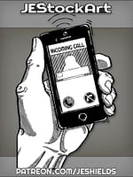 MobileCellPhoneRingingInOlderHand by Jeshields