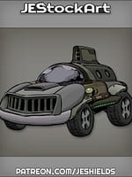 Futuristic Vehicle with Advanced Tech 014 by Jeshields