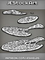 Various Pizza Pies from Personal to Extra Large by Jeshields