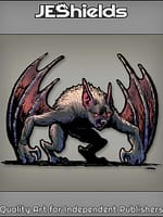 Angry Mutant Bat on Two Legs by Jeshields and Ben Soto