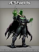 Caped Chaos Villain with Black Energy by Jeshields and JuanGutierrez