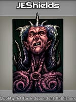 Humanoid Demon with Horns by Jeshields and Juan Gutierrez