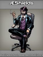 Dignified Cyclops in Suit with Cigarette by Jeshields and Juan Gutierrez