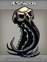 Skull with Octopus Squid Tentacles by Jeshields and Juan Gutierrez
