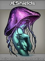Jellyfish Mermaid in Water by Jeshields and Juan Gutierrez