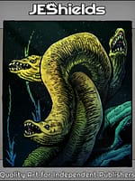 Aquatic Snake Eel in Sea Weed by Jeshields and juan Gutierrez