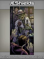 Zombie Mobster Alley Attack by Jeshields and Juan Gutierrez