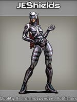 Chrome Cyber Woman by Jeshields and Juan Gutierrez