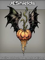 Pumpkin with Bat Wings by Jeshields and Juan Gutierrez