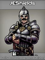 Moustached Guard with Sword by Jeshields and Juan Gutierrez