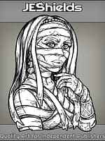 Egyptian Mummy Queen by Jeshields