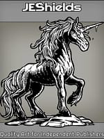 Bloody Black Unicorn by Jeshields