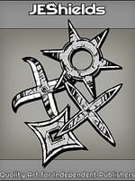 Various Metal Ninja Stars by Jeshields