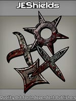 Various Metal Ninja Stars by Jeshields and Juan Gutierrez