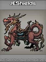 Chinese Dragon with Saddle by Jeshields and Juan Gutierrez