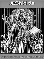 One Eyed Lich with Cultists by Jeshields