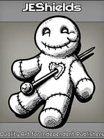 Happy Pinned Voodoo Doll by Jeshields