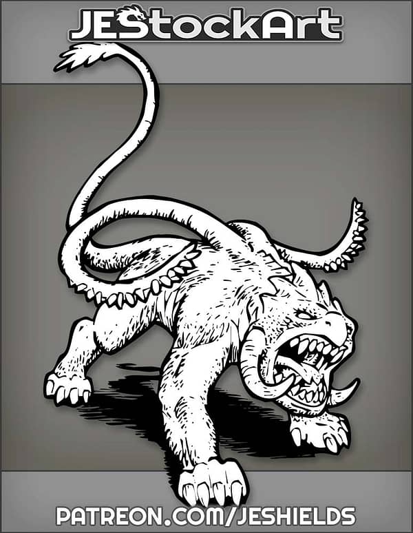 Roaring Displacer Variant With Spiked Tentacles And Horns by Jeshields