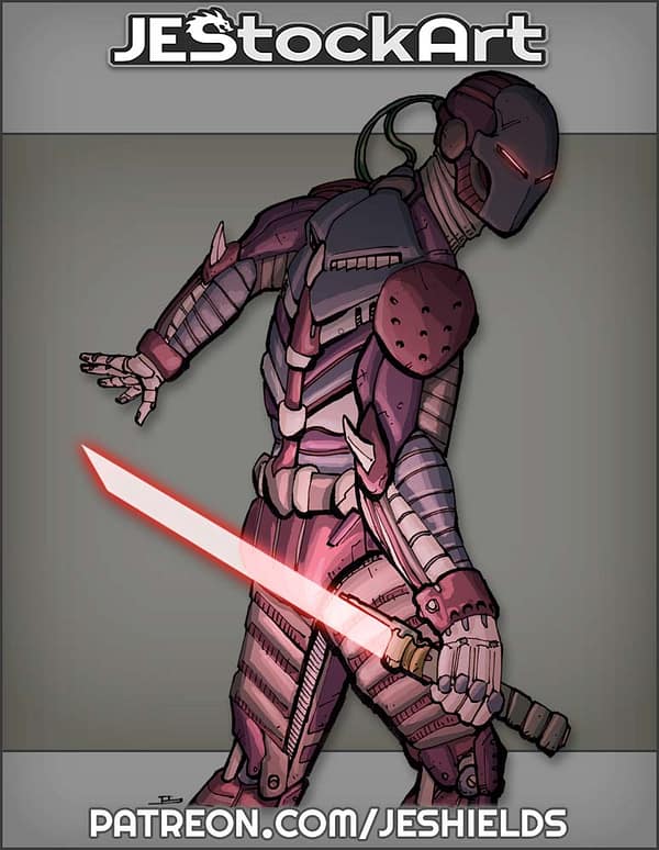 Cyber Ninja with Energy Blade by Jeshields