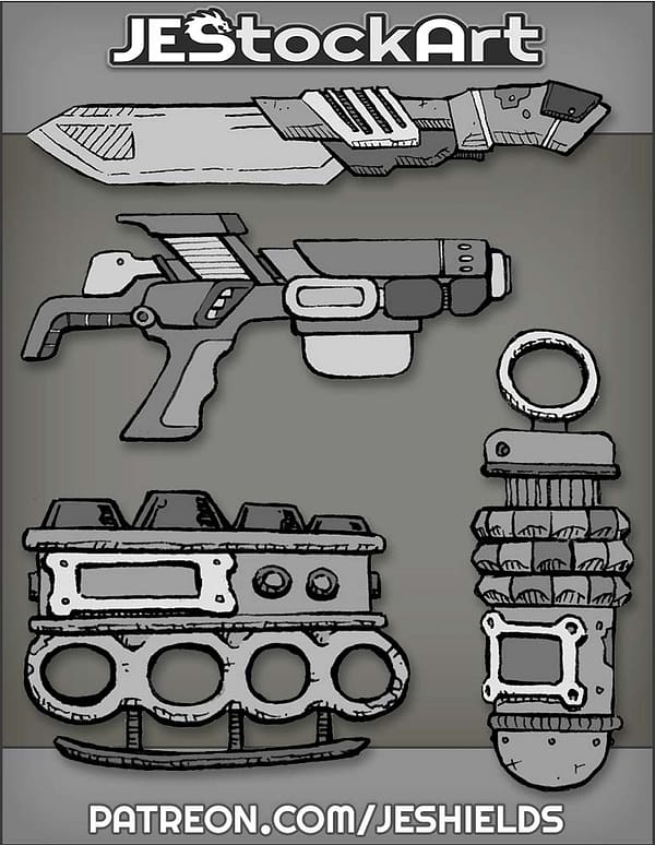 Weapon Bundle 02 by Jeshields