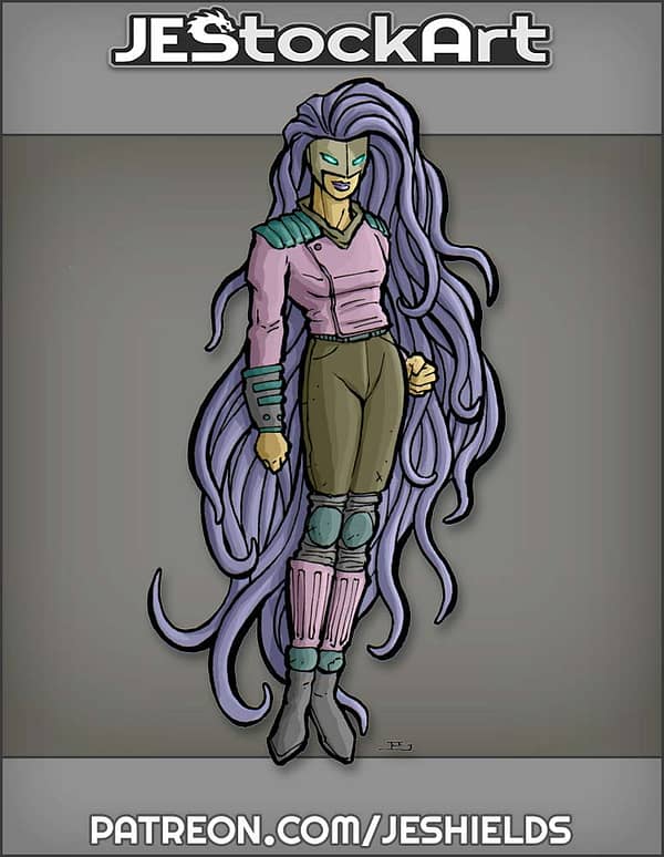 Tendril Heroine with Hair Power by Jeshields