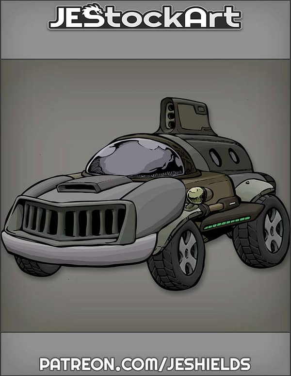 Futuristic Vehicle with Advanced Tech 014 by Jeshields