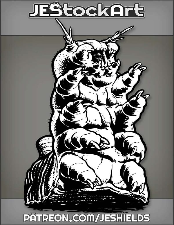 Giant Mutant Demodex Bug Mite by Jeshields