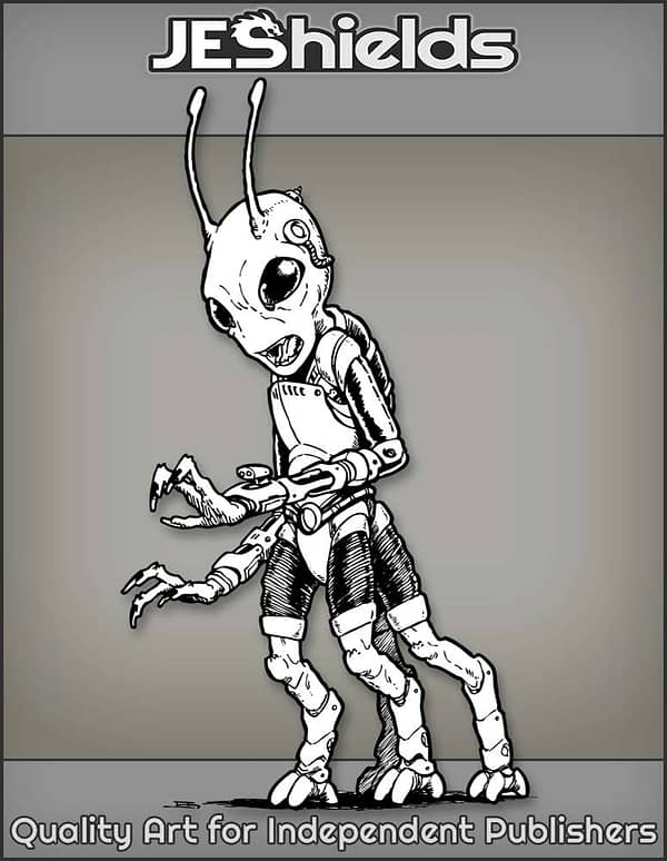 Four Legged Alien with Antenna and BioWare by Jeshields