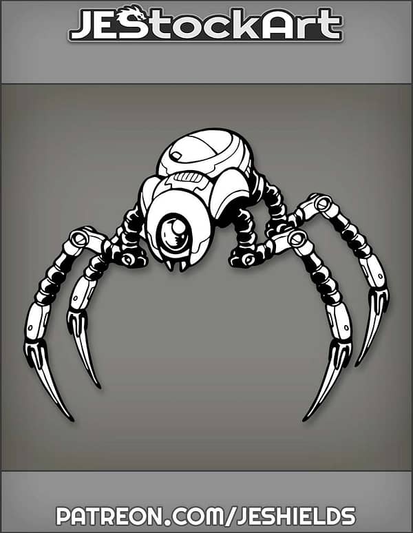 Spy Drone With Spider Legs And Similar Body by Jeshields