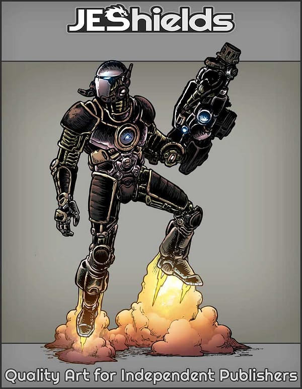 Dark Armor Rocket Suit with BFG by Jeshields and JuanGutierrez
