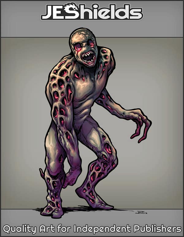 Zombie Creature with Holes on Limbs by Jeshields and Juan Gutierrez