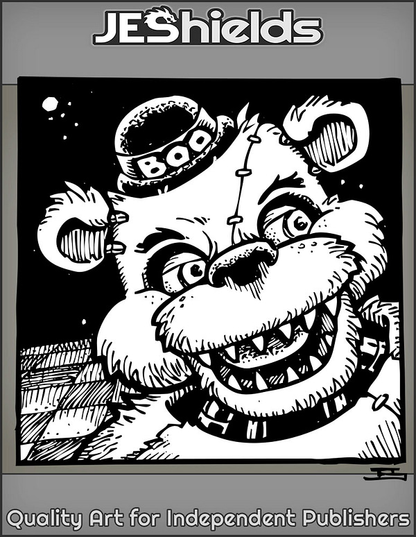 Fuzzy Mechanical Boo Bear by Jeshields