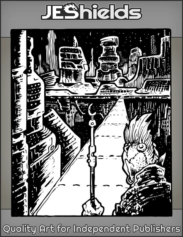 Punk on Future City Skywalk by Jeshields